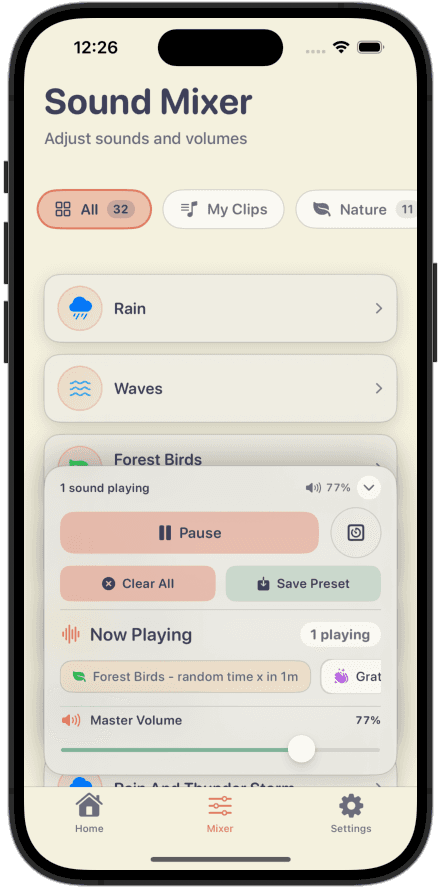 AmbiON App Screenshot